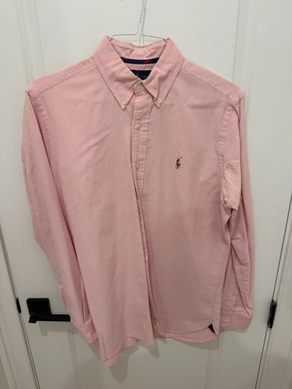 XL Pink Ralph Lauren Long-Sleeve Button Down